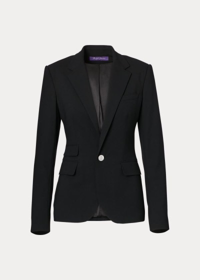 Chaquetas Ralph Lauren Mujer Negros - Parker Stretch Wool - PIGLV6723